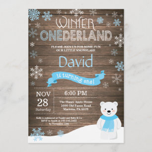 Invitación de primer cumpleaños a Australia