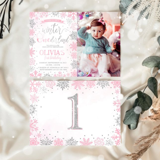 Invitación de primer cumpleaños a Chica de Onederl (Subido por el creador)