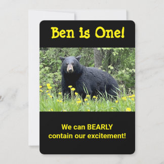 Invitación de primer cumpleaños al zoológico de an