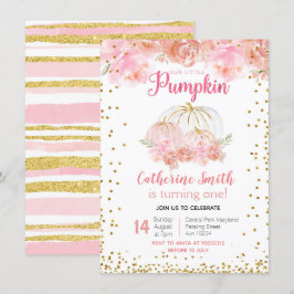 Invitación de primer cumpleaños de nuestra pequeña