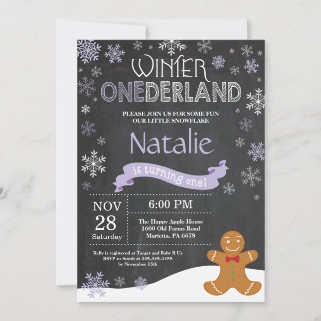 Invitación de primer cumpleaños de Omniéderland (Anverso)