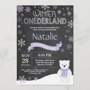 Invitación de primer cumpleaños de Omniéderland
