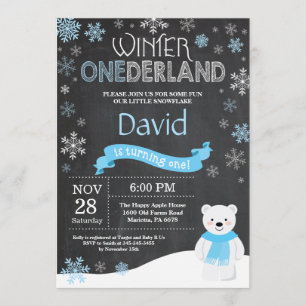 Invitación de primer cumpleaños de Omniéderland