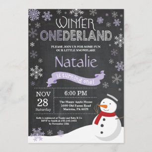Invitación de primer cumpleaños de Omniéderland