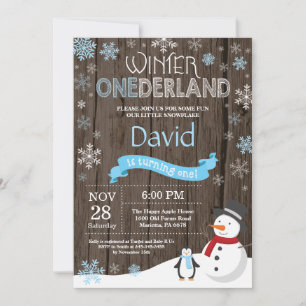 Invitación de primer cumpleaños de Omniéderland en