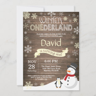 Invitación de primer cumpleaños de Omniéderland en