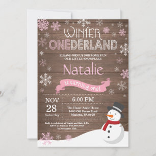 Invitación de primer cumpleaños de Omniéderland en