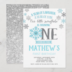 Invitación de primer cumpleaños de Onederland