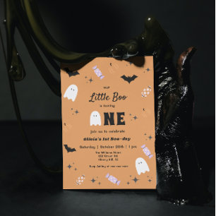 Invitación de primer cumpleaños de Our Little Boo
