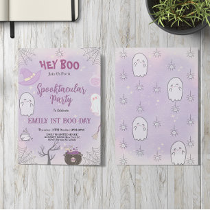 Invitación de primer cumpleaños de Our Little Boo 