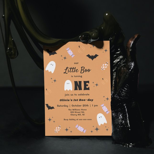 Invitación de primer cumpleaños de Our Little Boo  (Subido por el creador)