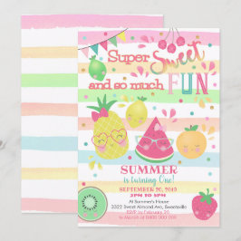 Invitación de primer cumpleaños de Sweet One