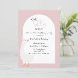 Invitación de primer cumpleaños de un bobo