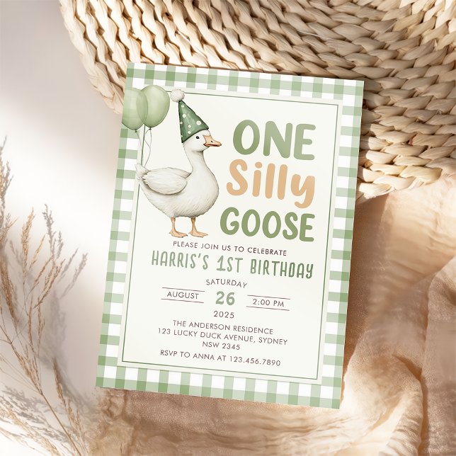 Invitación de primer cumpleaños de un bobo (Subido por el creador)
