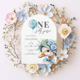 Invitación de primer cumpleaños de un chico groso 