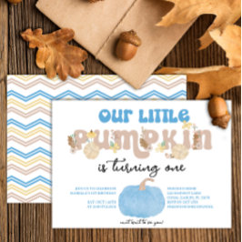 Invitación de primer cumpleaños del niño de la cal