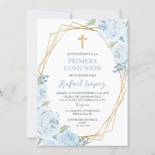 Invitación de primera comunión.