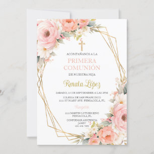 Invitación de primera comunión.