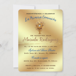 Invitación de Primera Comunión (Spanish)