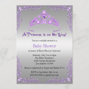 Invitación de princesa Baby Shower