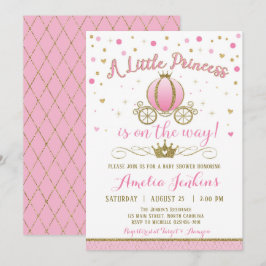 Invitación de princesa Baby Shower