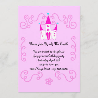 invitación de princesa hermosa