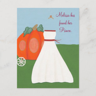 Invitación de princesa Pumpkin Carriage Bridal