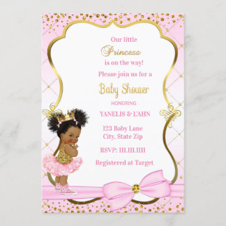 Invitación de Princess Baby Shower
