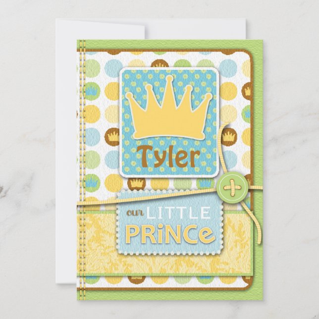 Invitación de Principito (Anverso)