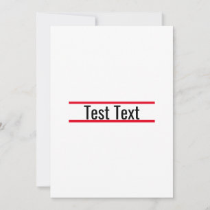 invitación de prueba con plantilla