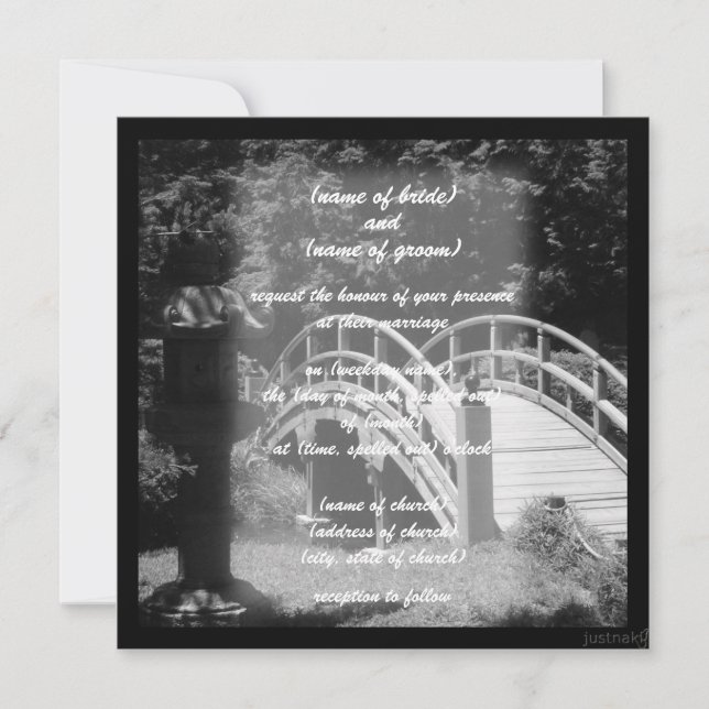 invitación de puente (Anverso)