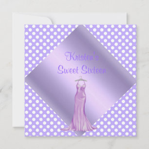 INVITACIÓN DE PURPLE SPOT SWEET A DIECISÉIS PARTID
