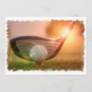 Invitación de putter de golf