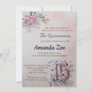 Invitación de Quinceañera