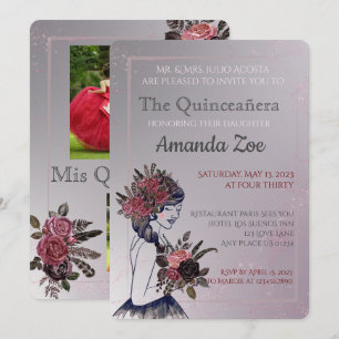 Invitación de quinceañera