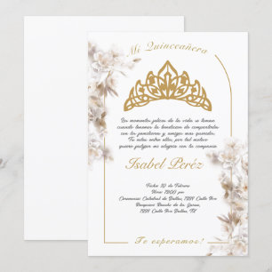 Invitación de Quinceañera a Bell