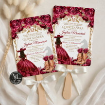Invitación de Quinceañera de Caballo Charra de Oro