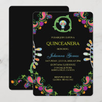 INVITACIÓN DE QUINCEAÑERA DIA DE LOS MUERTOS