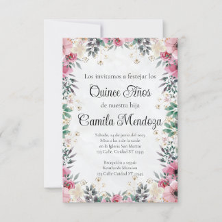 Invitación de Quinceañera/Invitación/Boda