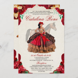 Invitación de Quinceanera Quince Anos Occidental