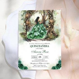 Invitación de Quinceañera Rústica Moderna