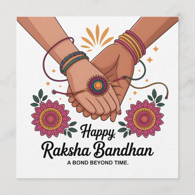 Invitación de Raksha Bandhan (Anverso)