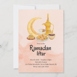 Invitación de Ramadán a la comida Iftar