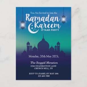 Invitación de Ramzan Kareem Iftar Party