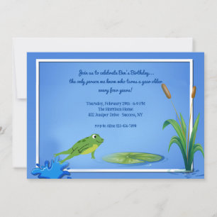 Invitación de rana saltante