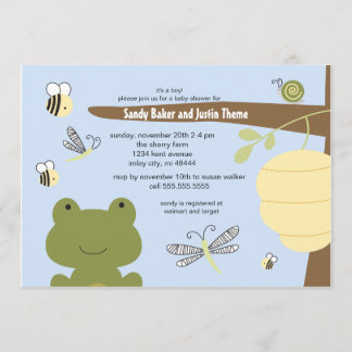 Invitación de ranas y amigos