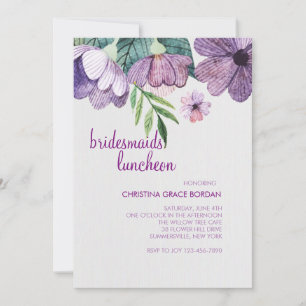 Invitación de Ranúnculos Malva