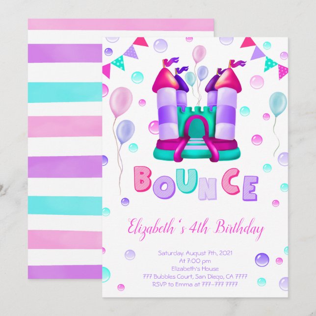 Invitación de rebote (Anverso / Reverso)