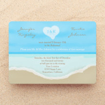Invitación de recepción de boda posterior acuarela