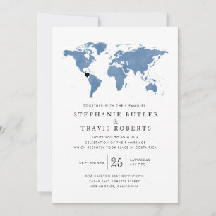Invitación de Recepción en Casa Después de una Hui